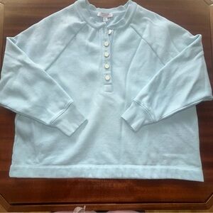 Lovely Ann Taylor Sky Blue Sweatshirt